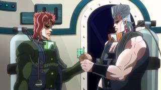 Jojos Bizarre Adventure Kakyoin and Polnareff Manly Handshake [upl. by Sivat]