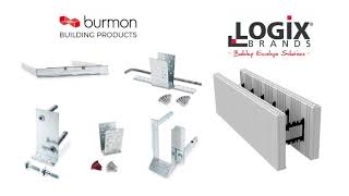 Burmon ICF Connectors designed to interface with LOGIX ICF Blocks [upl. by Onitnerolf]