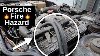 Porsche Fuel Line Replacement  944 Braided Fuel Lines [upl. by Bartosch]