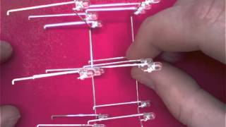 3D LED Cube Assembly [upl. by Namyac]