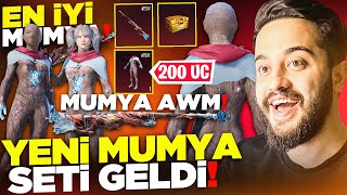 OHA YENİ MUMYA SETİ GELDİ 200 UC YE ALINABİLİYOR YENİ MUMYA AWM PUBG Mobile [upl. by Vaughn293]