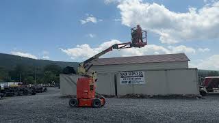 2015 JLG E300AJP Electric Articulating Boom Lift With Only 300 HRS 35 5quot Working Height Jib Boom [upl. by Aiet]