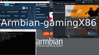 armbiangamingX86  Install Steam PPSSPP Retropie and Xonotic on Armbian X86 [upl. by Atiuqram]