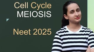 Cell CycleMEIOSISNEET 2025neetbiology biologyneet [upl. by Nivets]