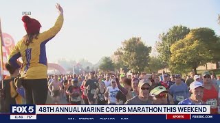 48th annual Marine Corps Marathon this weekend [upl. by Arlena643]