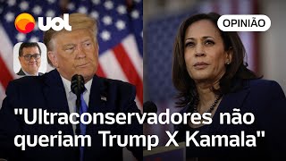 Tales Faria Ultraconservadores não queriam ter Kamala Harris contra Trump [upl. by Lleon503]