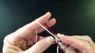 Continental Knitting Purl Stitch [upl. by Eirene]