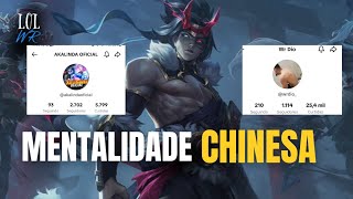 A MENTALIDADE DOS CHINESES DO LOL [upl. by Gosser]