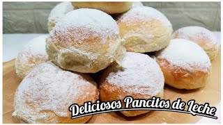 Pancitos de Leche  Pan CASERO  Receta FÁCIL [upl. by Eatnhoj]