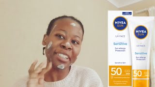 Tried Nivea Sensitive Sunscreen for Sensitive Skin Heres My Take  Review [upl. by Twum135]