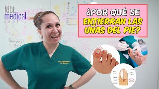 POR QUÉ se ENTIERRAN las UÑAS del PIE 🦶uñas enterradas REMEDIOS 🧐uñas enterradas solución definitiva [upl. by Yrellam]