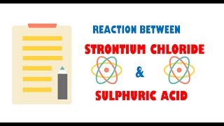 Strontium Chloride and Sulphuric Acid  Reaction [upl. by Acinomed]