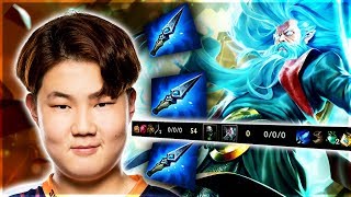 When Huni Pulls Out The Zero Farm Klepto Zilean Top  Yassuos Huge Nose  Trick2G Escape  Rekkles [upl. by Nirehtak]