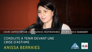 Conduite à tenir devant une crise d’asthme Anissa Berraies [upl. by Noirda658]