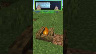 REALISTISCHES Lagerfeuer minecraft gaming minecrafttutorial [upl. by Stargell196]