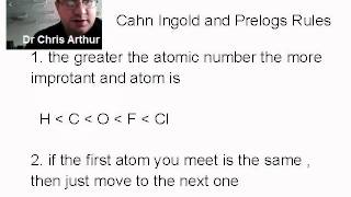 Cahn Ingold and Prelogs priority rules for Stereochemistry [upl. by Ballman]