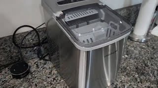 Costco FRIGIDAIRE Compact Ice Maker Review [upl. by Ahsiele]