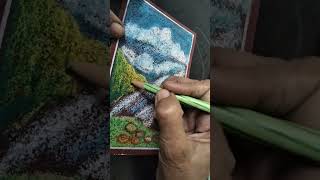 Sand paper  painting art [upl. by Ivette]