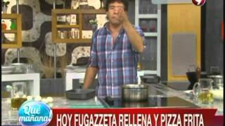 Fugazzeta rellena completa  Pizza frita [upl. by Nisbet]