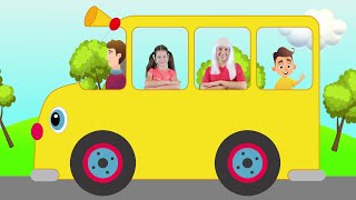 The wheel on the Bus  Nursery Rhymes and Kids Songs  By Gaby Life [upl. by Nylad]