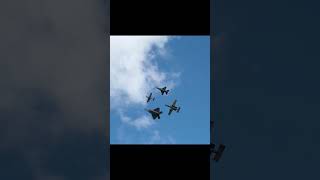 A10 F22 name the other 2 in the comments jet jets planes plane trending viralvideo [upl. by Hardman332]