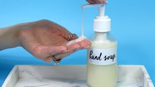 Homemade Creamy Moisturizing Hand Soap [upl. by Shaia289]