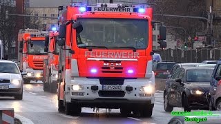 BIG BLUELIGHT amp SIREN SHOW  STUTTGART  Feuerwehr DRK Polizei  PRESSLUFTKONZERTE  A [upl. by Nert]