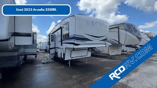 USED 2022 Keystone Arcadia 3250RL Fifth Wheel Walk Through  Pataskala [upl. by Aner]