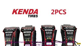 1005005556375807 2PCS New KENDA KRITERIUM K1018 BICYCLE tires 700x23c 700x25c ROAD B [upl. by Ecirtak]