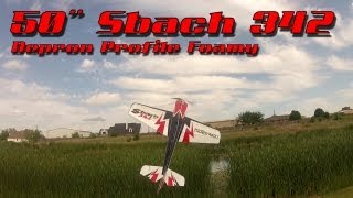 Foamy Factory 50 Inch Sbach 342 Depron Foamy [upl. by Ravahs929]