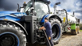 Desarrollan el primer tractor del mundo propulsado por estiércol [upl. by Rammus]