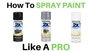 How to Spray Paint Like A Pro 💯 [upl. by Braswell]