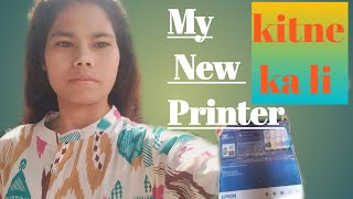 finally printer le hi Li ll kon sa printer h or kitne me li 🤔🤔 nishaashublog [upl. by Onibag]