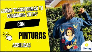 DIY Pintando una chamarra de mezclilla [upl. by Hearsh]