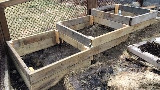 How to build Raised Garden Beds on a Slope or Hillside Easy Simple and Free or Cheap [upl. by Roseann921]