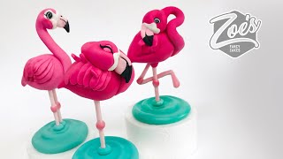 Flamingo cake topper modelling tutorial [upl. by Sera]