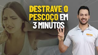 DESTRAVE O PESCOÇO EM 3 MINUTOS  Fisioprev com Guilherme Stellbrink [upl. by Holmun]