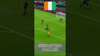 SEBASTIEN HALLER GOAL VS MAROCCOshorts [upl. by Cale]