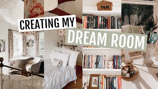 Room Transformation amp Tour 🕯 Victorian Light Academia [upl. by Airemat]