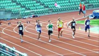 Karsten Warholm 100 m under NM mangekamp på Bislett 19052013 [upl. by Rengaw]