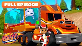 Big Rig Dolphin Delivery 🐬 FULL EPISODE  Blaze and the Monster Machines [upl. by Esorbma173]