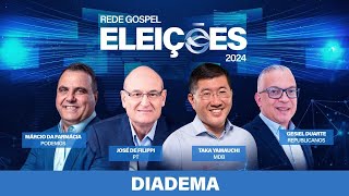 DEBATE PARA PREFEITO DE DIADEMA  REDE GOSPEL ELEIÇÕES 2024 BLOCO 1 E 2 [upl. by Straus239]