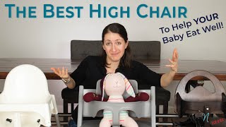 The Best High Chair to Help Your Baby Eat Well [upl. by Euqinad]