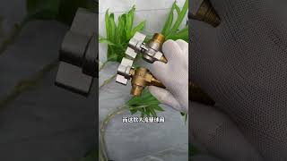 When installing a water heater use a brass largeflow ball valve to make water flow faster and [upl. by Acinahs]