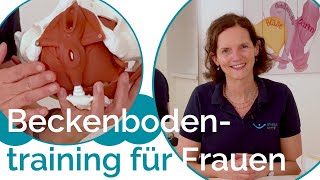 Beckenbodentraining für Frauen Verstehen und richtig Üben [upl. by Vonny]