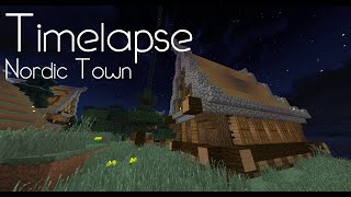 Minecraft Timelapse  Nordic Town [upl. by Wally]