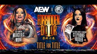 Highlights AEW Forbidden Door 2024  Mercedes Monéc VS Stephanie Vaquer [upl. by Ecurb]