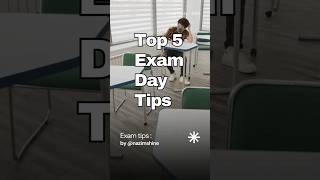 Exam DAY Survival Guide TOP 5 Tips for Students [upl. by Lorrayne]