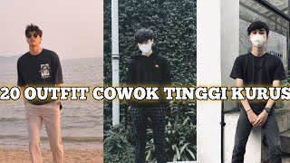 20 OUTFIT COWOK TINGGI KURUS [upl. by Samara11]