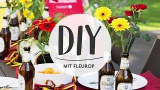 DIY mit Fleurop Tischdeko für Fußballfans [upl. by Lizette]